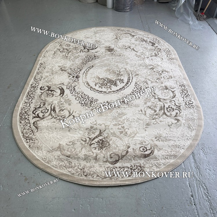 Овальный Ковер Для Гостиной Медальон Дизайн 24114